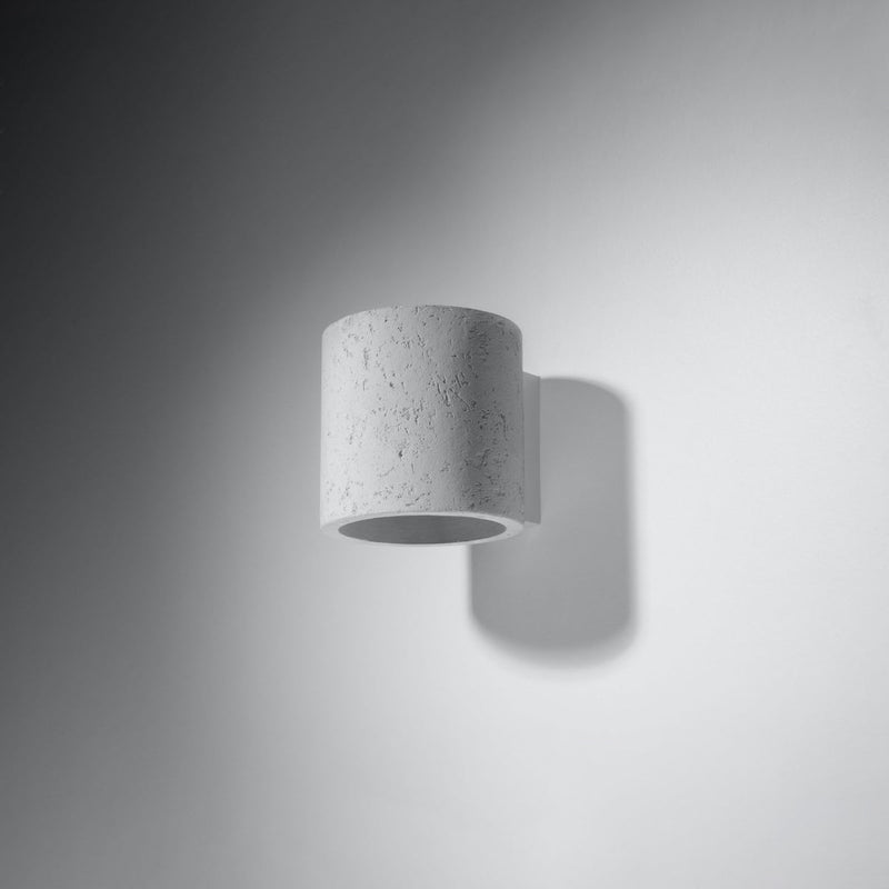 Wandleuchte Orbis Grau – Runde Betonleuchte Im Modern-Look-Leuchtezauber