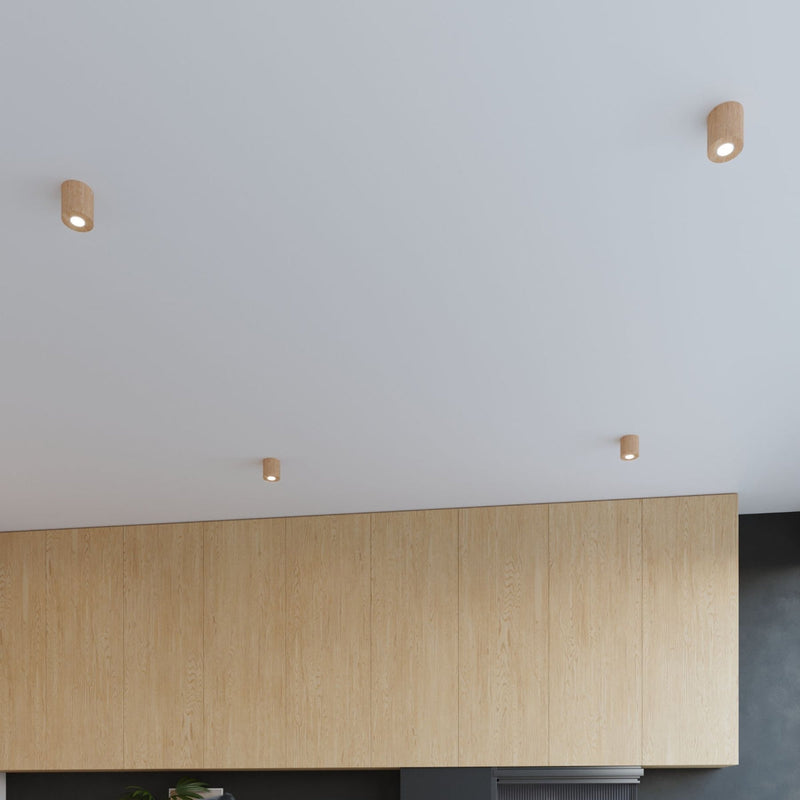 Wandleuchte Orbis Naturholz, 2Xg9, Holzdesign, Modern-Leuchtezauber