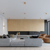 Wandleuchte Orbis Naturholz, 2Xg9, Holzdesign, Modern-Leuchtezauber