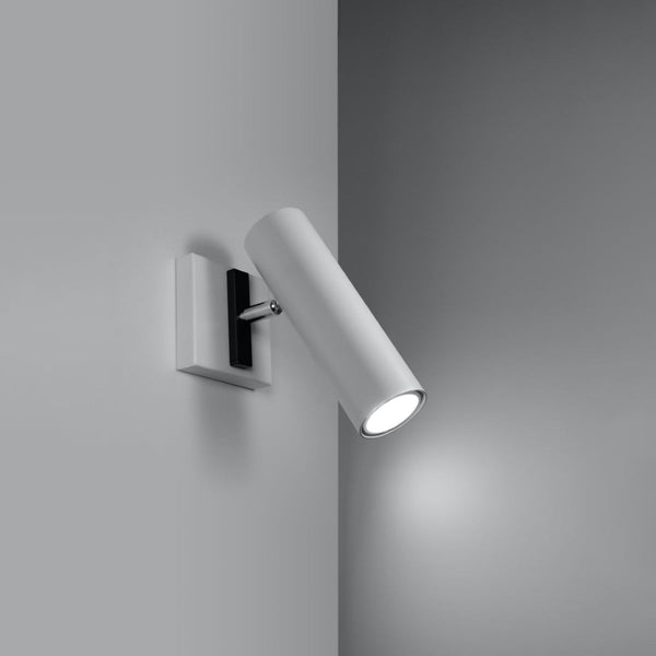 Wandleuchte Direzione Weiß, Verstellbar, Modern, Gu10-Leuchtezauber