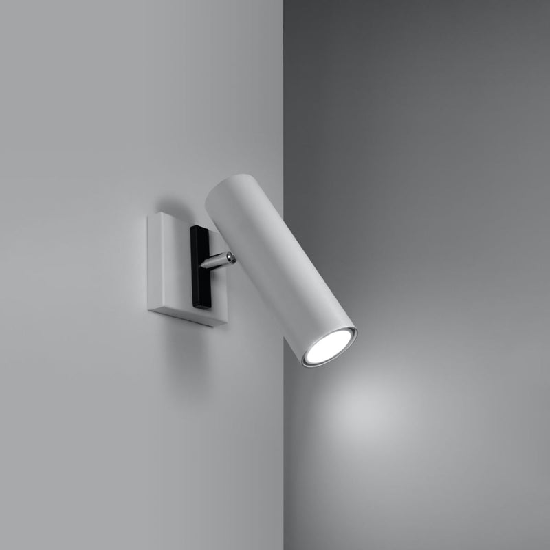 Wandleuchte Direzione Weiß, Verstellbar, Modern, Gu10-Leuchtezauber
