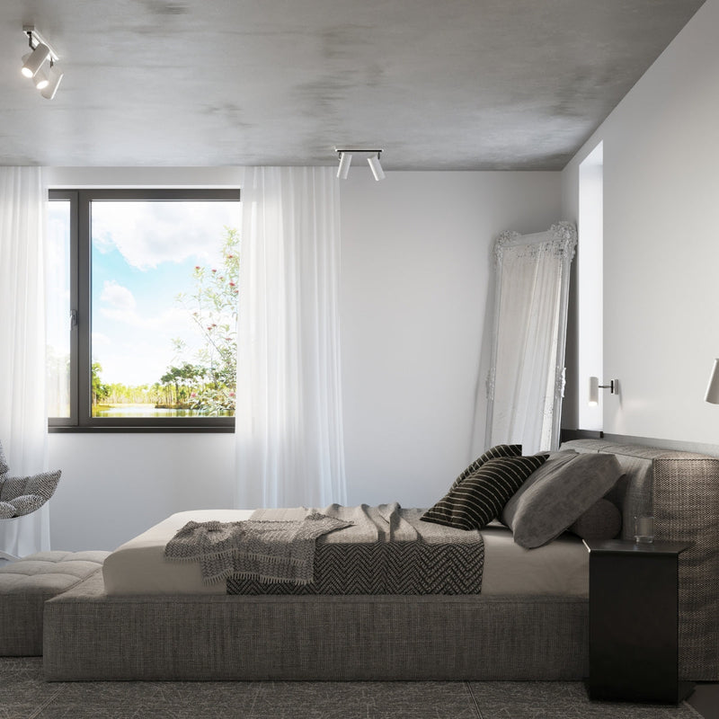 Led Deckenleuchte Direzione 1 Weiß Modern-Leuchtezauber