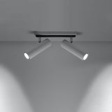 Led Deckenleuchte Direzione 2 Weiß Modern-Leuchtezauber