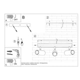 Led Deckenleuchte Direzione 3 Weiß Modern-Leuchtezauber