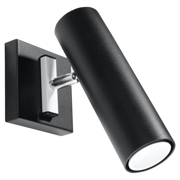 Wandleuchte Direzione Schwarz, Verstellbar, Modern, Gu10-Leuchtezauber