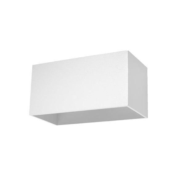 Wandleuchte Quad Maxi Weiß, 2Xg9, Aluminium, Modern-Leuchtezauber