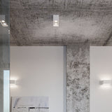 Wandleuchte Quad Maxi Weiß, 2Xg9, Aluminium, Modern-Leuchtezauber