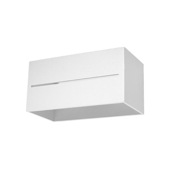 Wandleuchte Lobo Maxi Weiß, E27, Led, Modern Für Innenräume-Leuchtezauber