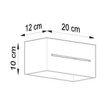 Wandleuchte Lobo Maxi Weiß, E27, Led, Modern Für Innenräume-Leuchtezauber