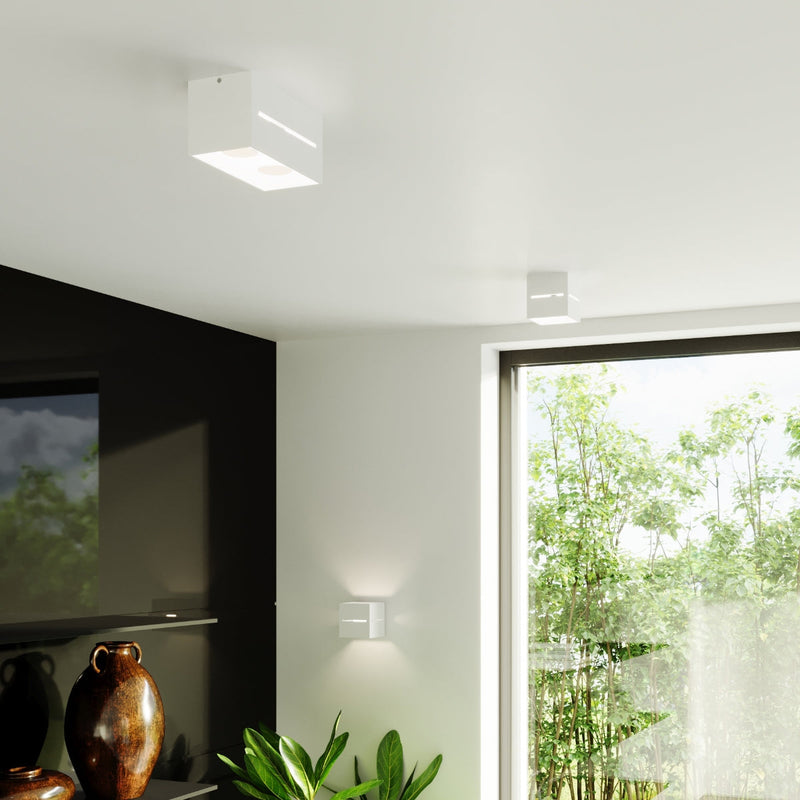 Wandleuchte Lobo Maxi Weiß, E27, Led, Modern Für Innenräume-Leuchtezauber