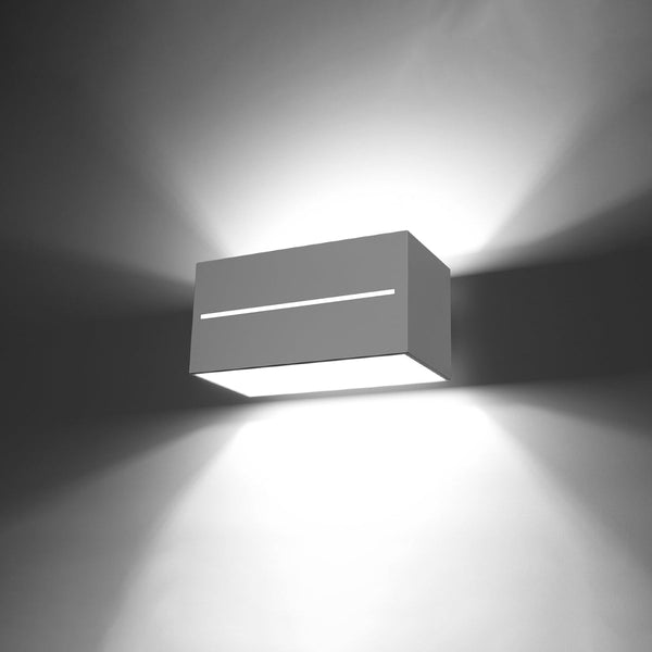 Wandleuchte Lobo Maxi Weiß, E27, Led, Modern Für Innenräume-Leuchtezauber