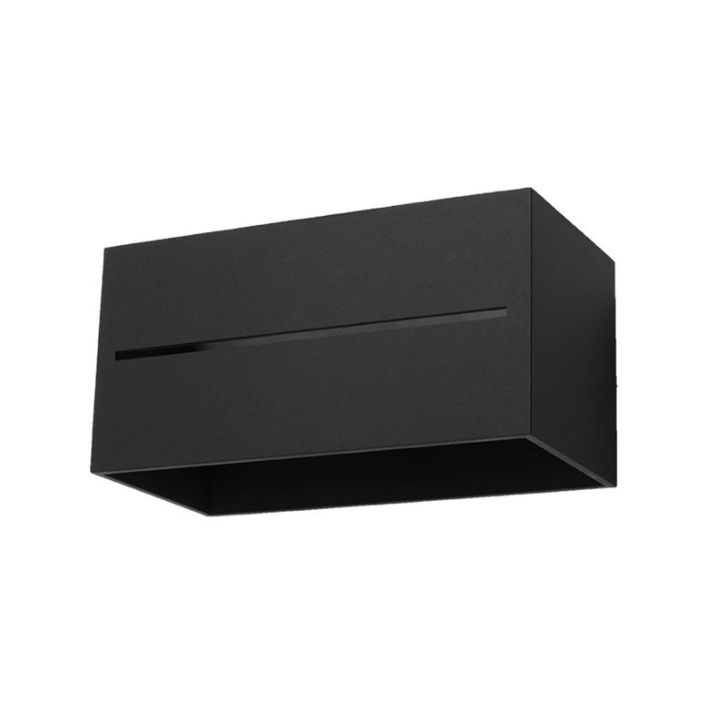 Wandleuchte Lobo Maxi Schwarz, Modern, E27, Led-Kompatibel-Leuchtezauber