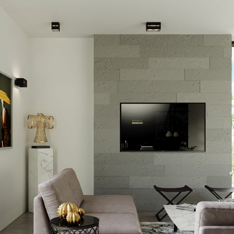 Wandleuchte Lobo Maxi Schwarz, Modern, E27, Led-Kompatibel-Leuchtezauber