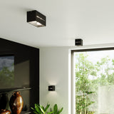 Wandleuchte Lobo Maxi Schwarz, Modern, E27, Led-Kompatibel-Leuchtezauber