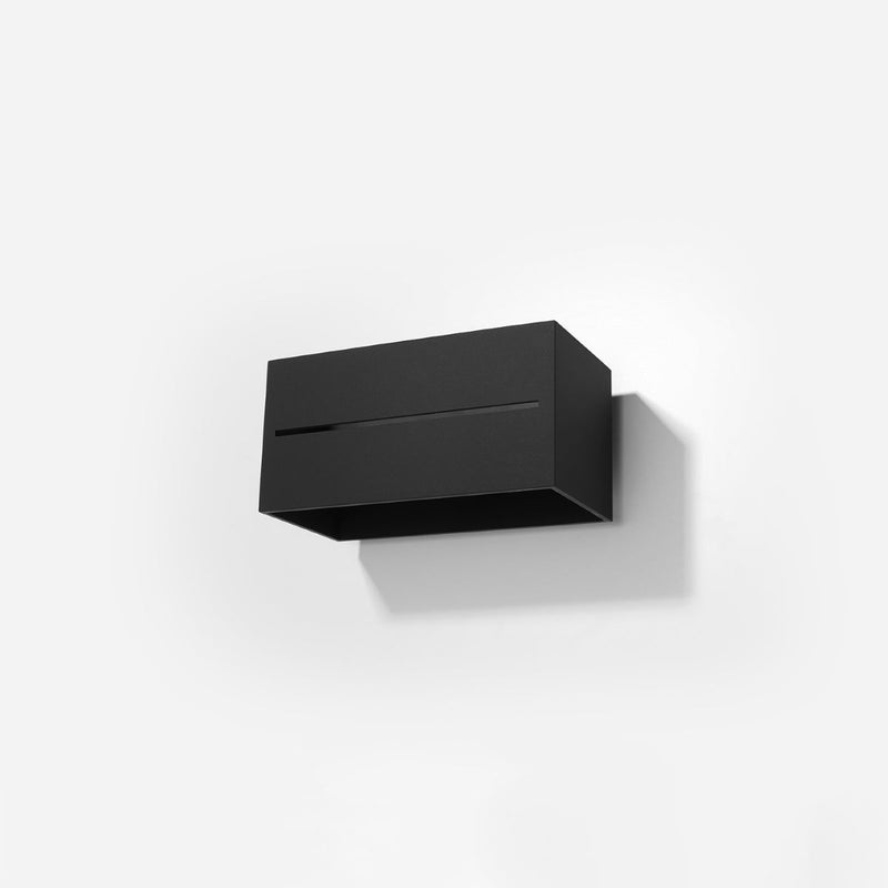 Wandleuchte Lobo Maxi Schwarz, Modern, E27, Led-Kompatibel-Leuchtezauber