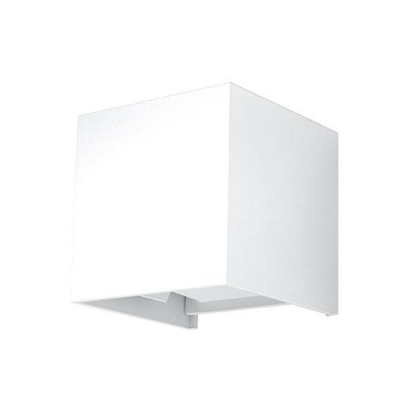 Wandleuchte Luca Weiß, Led, Ip54, Modern, Für Außen & Innen-Leuchtezauber