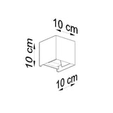 Wandleuchte Luca Weiß, Led, Ip54, Modern, Für Außen & Innen-Leuchtezauber