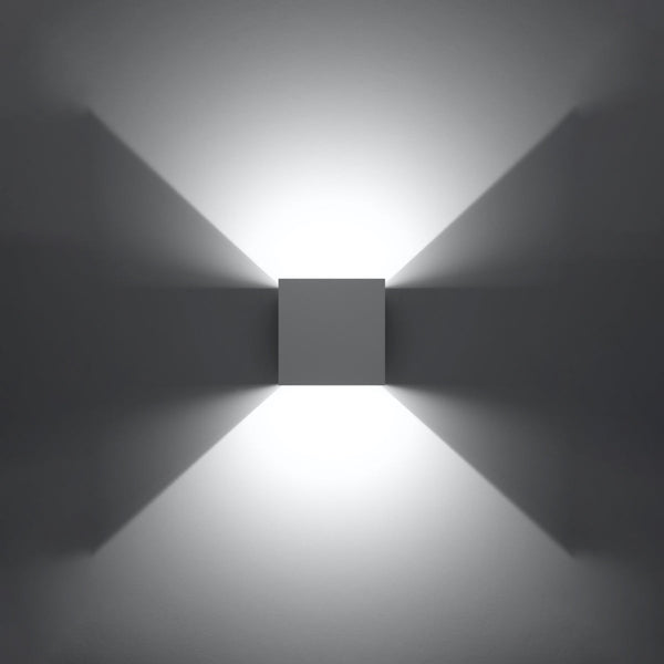 Wandleuchte Luca Weiß, Led, Ip54, Modern, Für Außen & Innen-Leuchtezauber