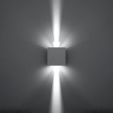 Wandleuchte Luca Weiß, Led, Ip54, Modern, Für Außen & Innen-Leuchtezauber