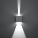 Wandleuchte Luca Weiß, Led, Ip54, Modern, Für Außen & Innen-Leuchtezauber