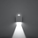Wandleuchte Luca Weiß, Led, Ip54, Modern, Für Außen & Innen-Leuchtezauber