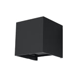 Wandleuchte Luca Schwarz, Led, Ip54, Modern, Außenbereich-Leuchtezauber