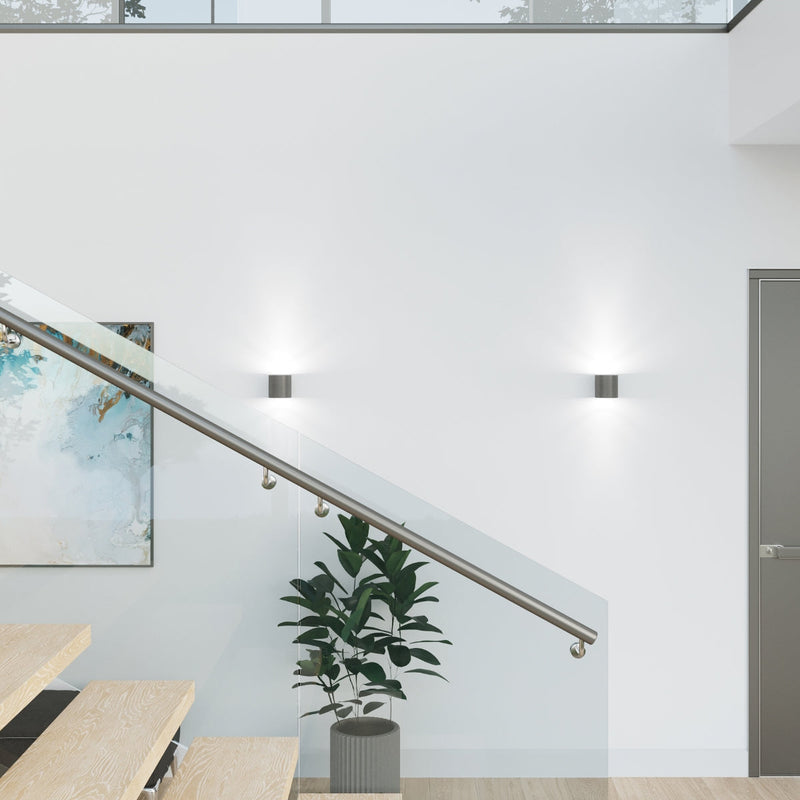 Wandleuchte Orbis 1-Flammig Anthrazit, Gu10, Led-Kompatibel-Leuchtezauber