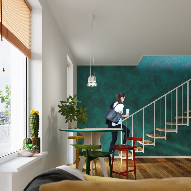 Hängeleuchte Diego 1-flammig Weiß – Design Pendelleuchte LED-Leuchtezauber