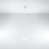 Hängeleuchte Diego 1-flammig Weiß – Design Pendelleuchte LED-Leuchtezauber