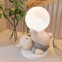 Teddybär-Tischlampe-Leuchtezauber