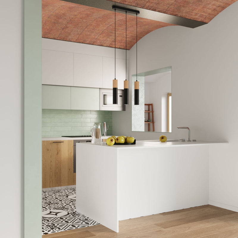 Hängeleuchte Pablo 3 Schwarz – Moderne LED Pendellampe Design-Leuchtezauber