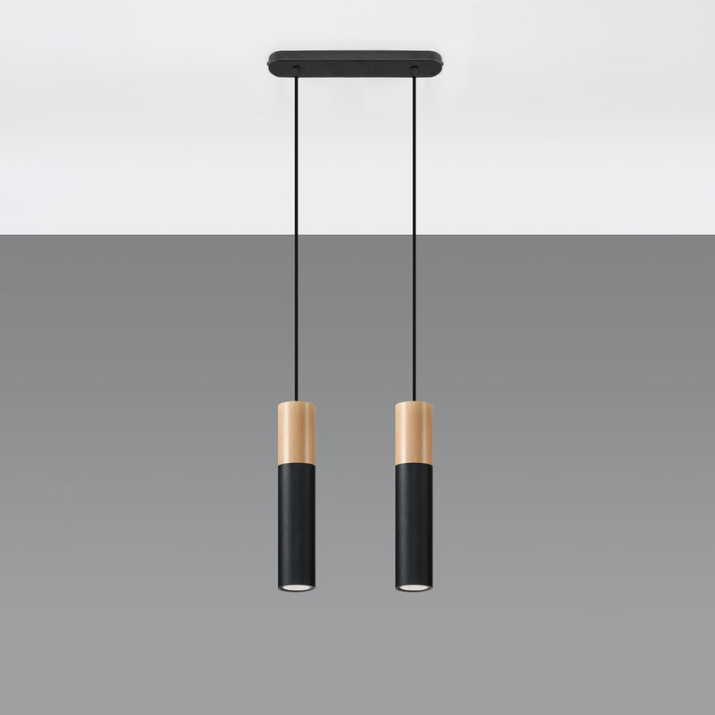 Hängeleuchte Pablo 3 Schwarz – Moderne LED Pendellampe Design-Leuchtezauber