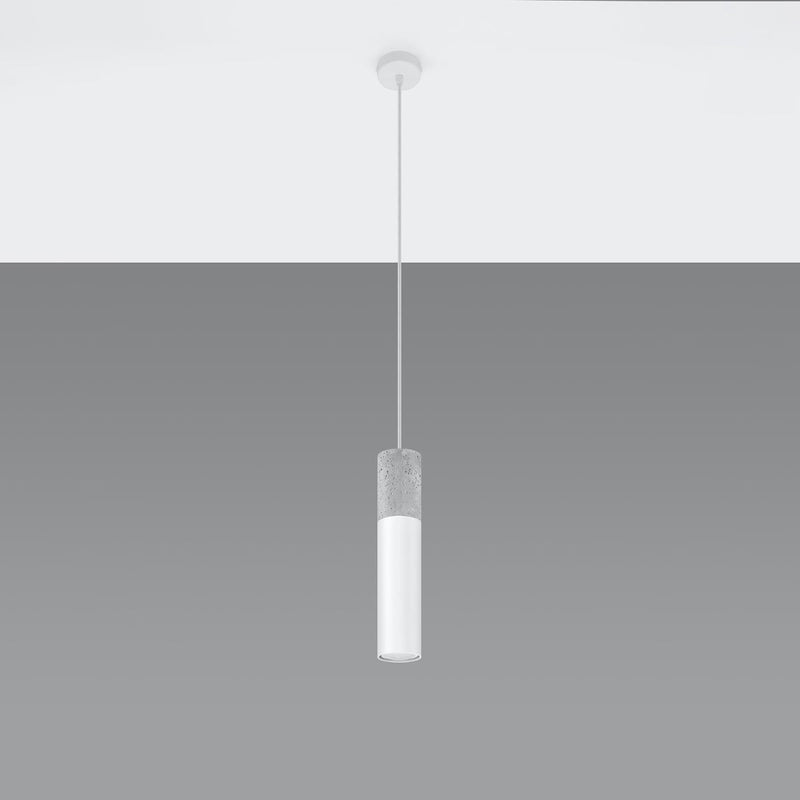 Hängeleuchte Borgio 1-flammig Weiß – Design LED Hängelampe-Leuchtezauber