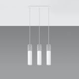 Hängeleuchte Borgio 3L Weiß – LED Pendelleuchte im Design Look-Leuchtezauber