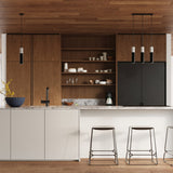 Hängeleuchte Borgio 1-flammig Schwarz – Moderne LED Hängelampe-Leuchtezauber