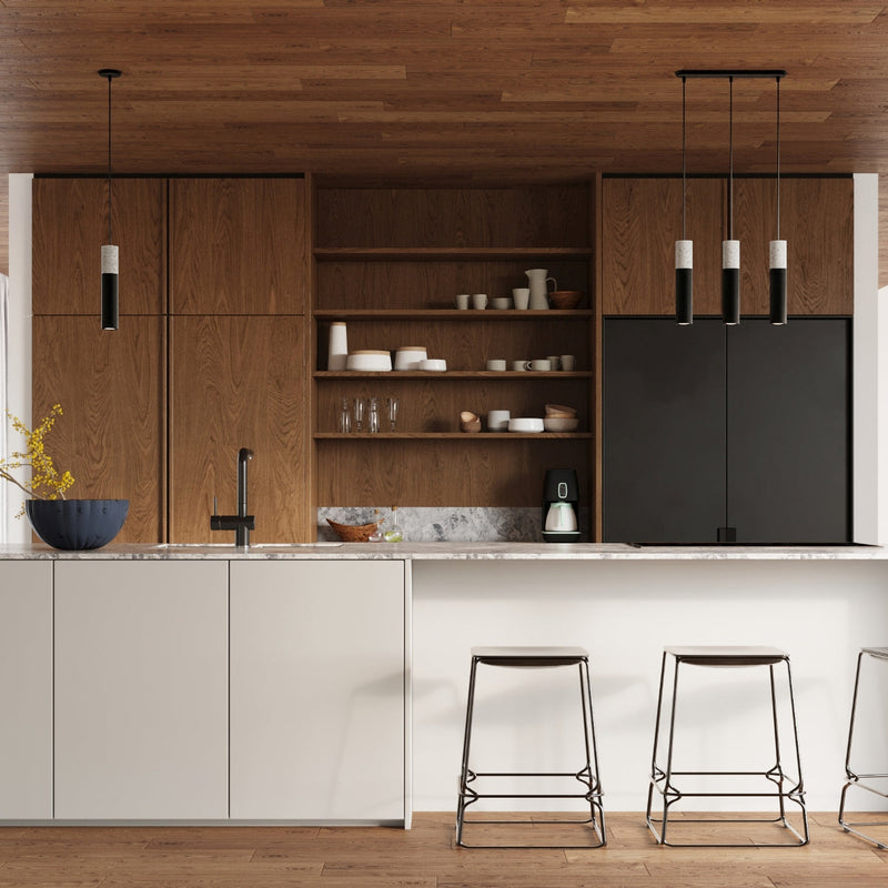 Hängeleuchte Borgio 3L Schwarz – Moderne LED Designlampe-Leuchtezauber