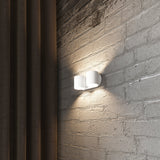 Wandleuchte Orbis 2-Flammig Weiß, Gu10, Modern, Design-Leuchtezauber