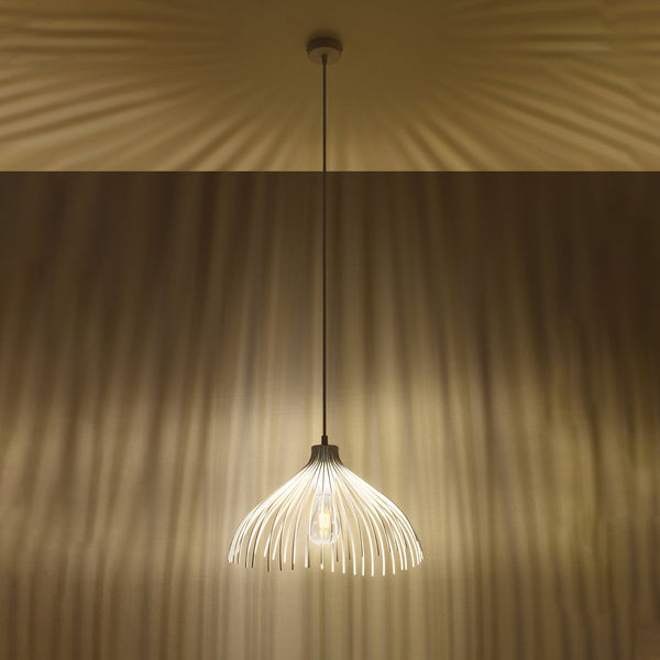 Hängeleuchte Umb Weiß – Moderne LED Pendellampe Design-Leuchtezauber