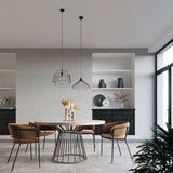 Hängeleuchte Umb Schwarz – Moderne LED Pendellampe Design-Leuchtezauber