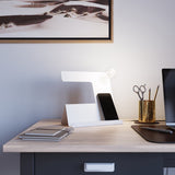 Tischleuchte Incline Weiß – Moderne Led-Tischlampe In Weiß-Leuchtezauber