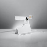 Tischleuchte Incline Weiß – Moderne Led-Tischlampe In Weiß-Leuchtezauber