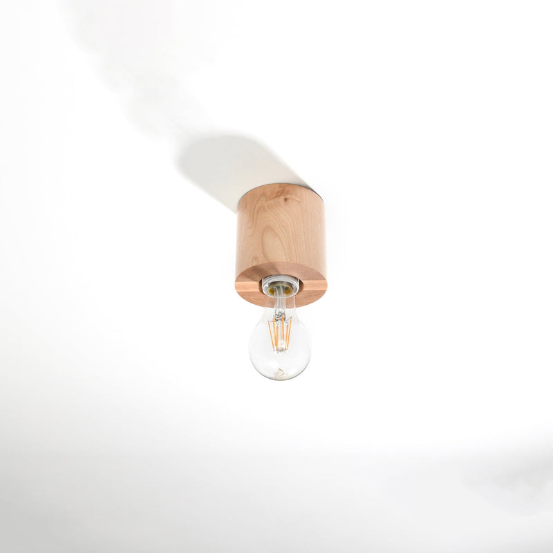 Led Deckenleuchte Salgado Naturholz Modern Holz Design-Leuchtezauber