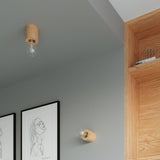 Wandleuchte Salgado Naturholz, Modern, E27, Led-Fähig-Leuchtezauber