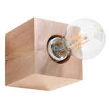 Wandleuchte Ariz Naturholz, E27, Led-Kompatibel, Modern-Leuchtezauber