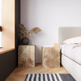 Wandleuchte Ariz Naturholz, E27, Led-Kompatibel, Modern-Leuchtezauber