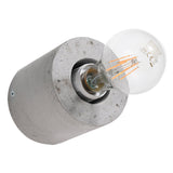 Wandleuchte Salgado Beton, E27, Designlampe, Led-Fähig-Leuchtezauber