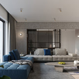 Wandleuchte Salgado Beton, E27, Designlampe, Led-Fähig-Leuchtezauber