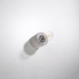 Wandleuchte Salgado Beton, E27, Designlampe, Led-Fähig-Leuchtezauber