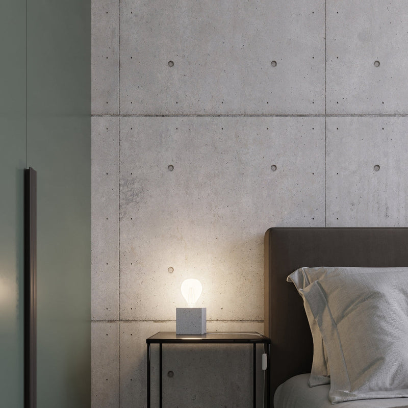 Wandleuchte Ariz Beton, Modern, Led-Kompatibel, E27-Leuchtezauber