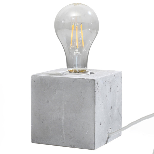 Tischleuchte Ariz Beton – Industrial Design Mit Betonfuß-Leuchtezauber